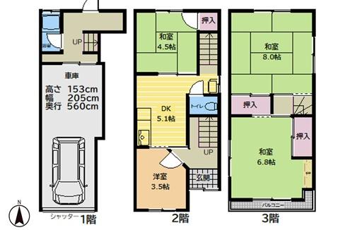 大阪市西成区南津守７丁目の中古一戸建