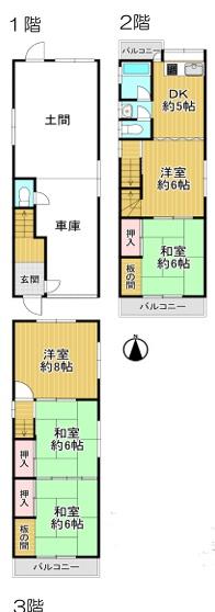 大阪市生野区巽東4丁目の中古一戸建