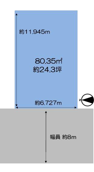 大阪市西成区花園北２丁目の売土地