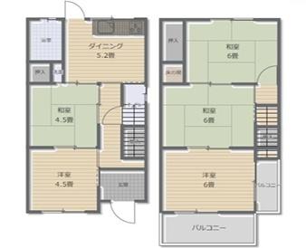 大阪市東住吉区矢田７丁目の中古一戸建て