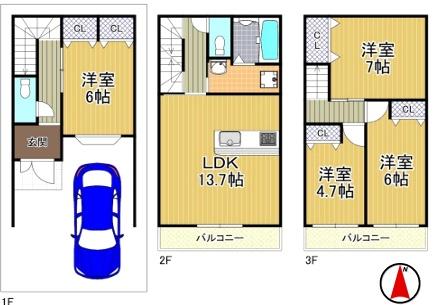 大阪市住吉区南住吉２丁目の中古一戸建て