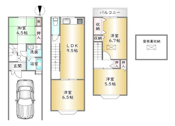 京都市南区吉祥院砂ノ町の中古一戸建て