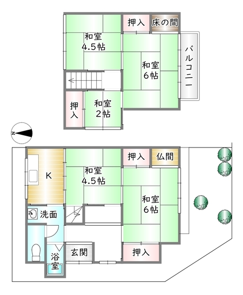 京都市東山区今熊野南日吉町の中古一戸建て