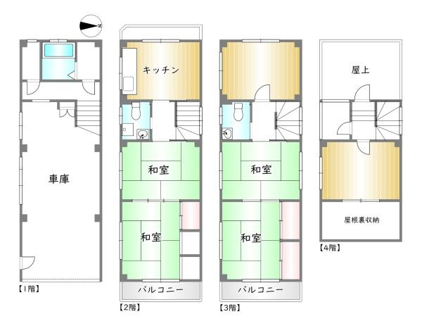 京都市下京区上五条町の中古一戸建て