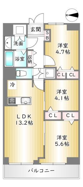 西ノ京スカイハイツ　A棟