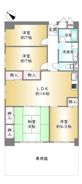 桂川ハイツ　4号棟