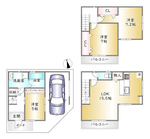 伏見区深草新門丈町　1号地