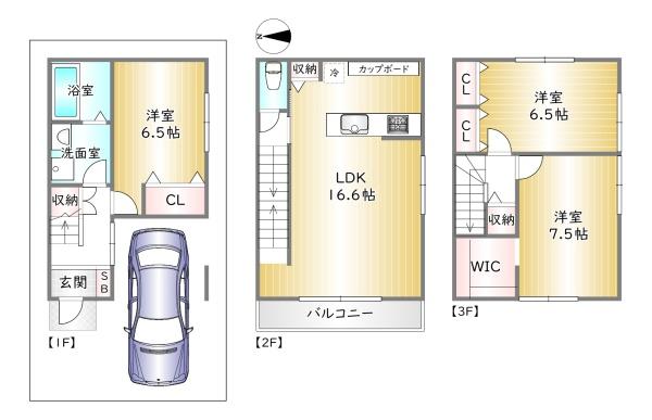 中京区聚楽廻松下町　A号棟