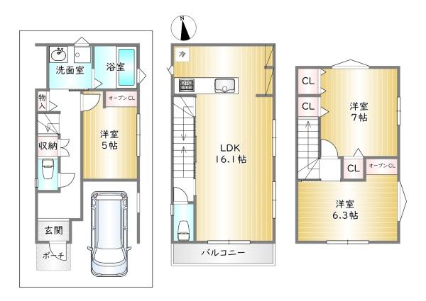 伏見区深草極楽寺町　2号地