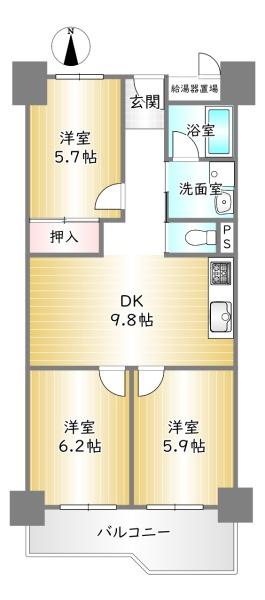 桂川ハイツ　1号館