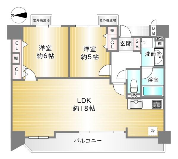 メロディーハイム堺町(間取り)