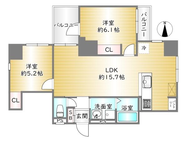 シンフォニーリサーチパークイースト(間取り)