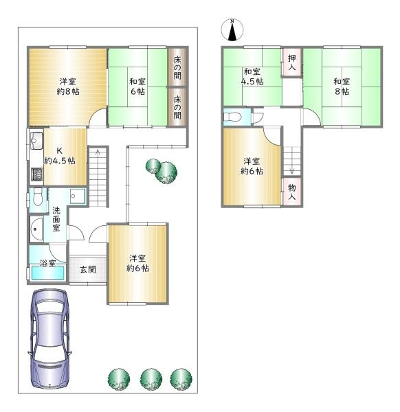 山科区上花山桜谷