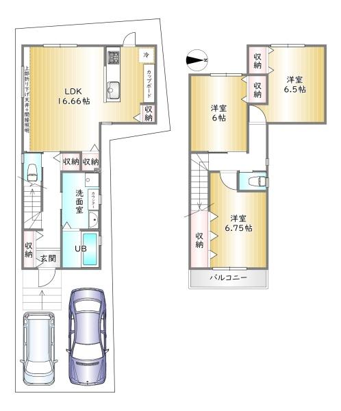 西京区下津林前泓町　C号地