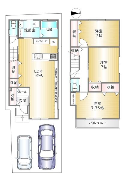 西京区下津林前泓町　D号地