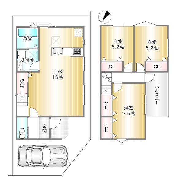 宇治市小倉町南堀池の中古一戸建て