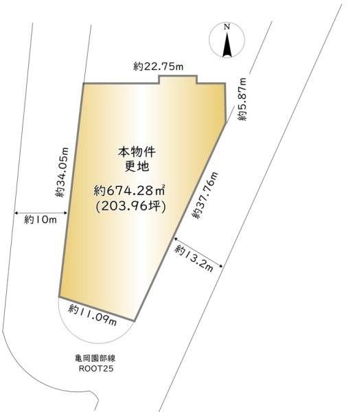 亀岡市古世町西内坪の土地