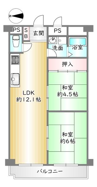 吉祥院ガーデンハイツC棟