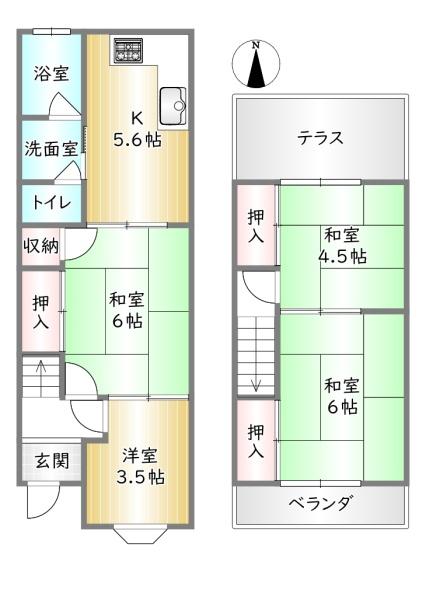 八幡市八幡土井の中古一戸建て