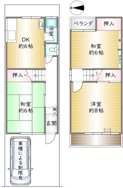 枚方市招提中町１丁目の中古一戸建て