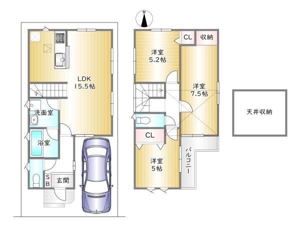 山科区北花山中道町