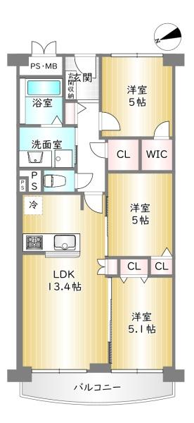 ネオコーポラス島ノ内A棟