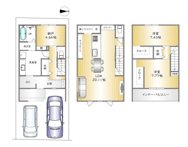 右京区西京極北裏町　3号地
