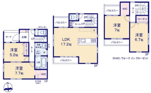 KIS川越市田町1期　全2棟　1号棟