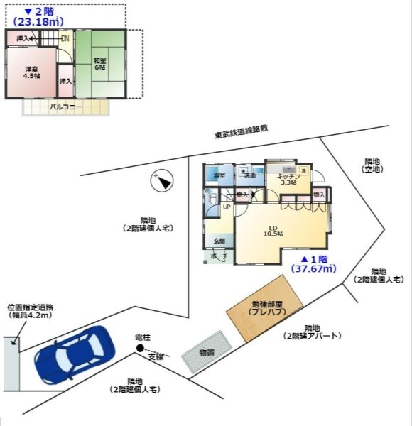 川越市的場北１丁目の中古一戸建て