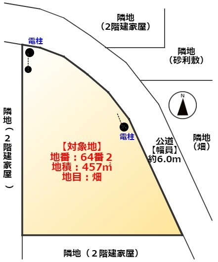 川越市下広谷　138坪超　売地