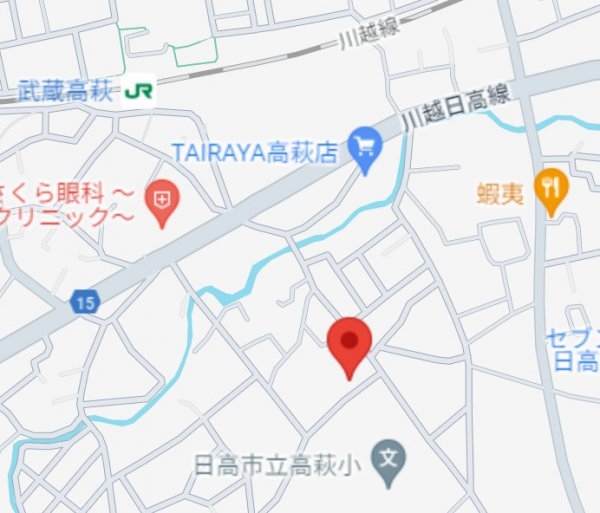 日高市高萩　183坪超え売地