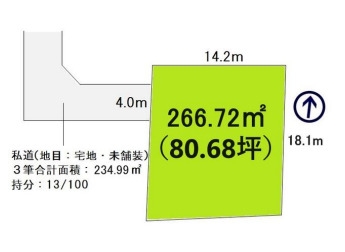 川越市西小仙波町2丁目　売地