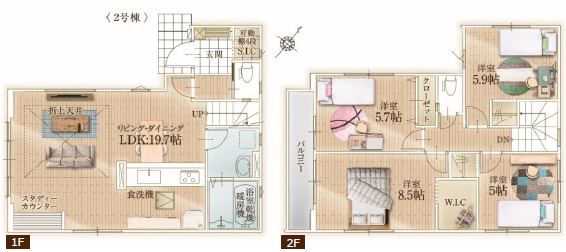 Erde川越市旭町５期　全２棟　２号棟