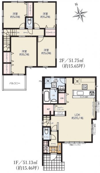 KEIAIStyle川越市小仙波町2期全8棟