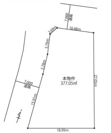 川越市久下戸　売地