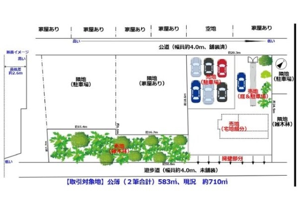 毛呂山町西戸　210坪超土地　28坪超建物