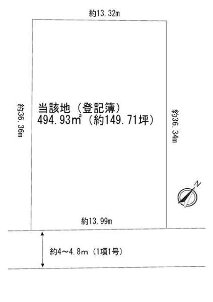 藤沢市鵠沼松が岡４丁目の土地