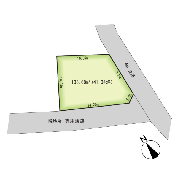 藤沢市鵠沼神明３丁目の土地