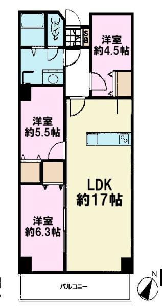 北小金ハイツC棟