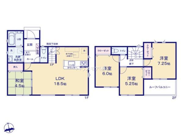 我孫子市中峠　1号棟　新築戸建て