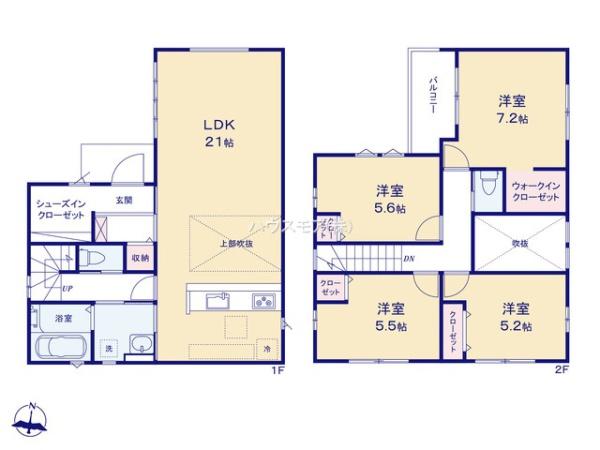 流山市大字流山　4号棟　新築戸建て