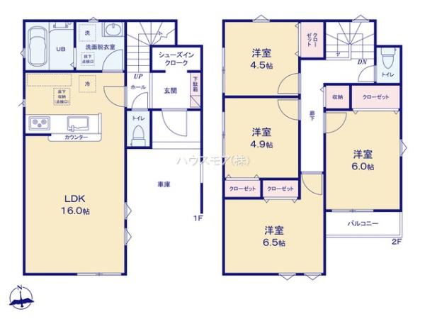 流山市平和台２丁目　3号棟　新築戸建て