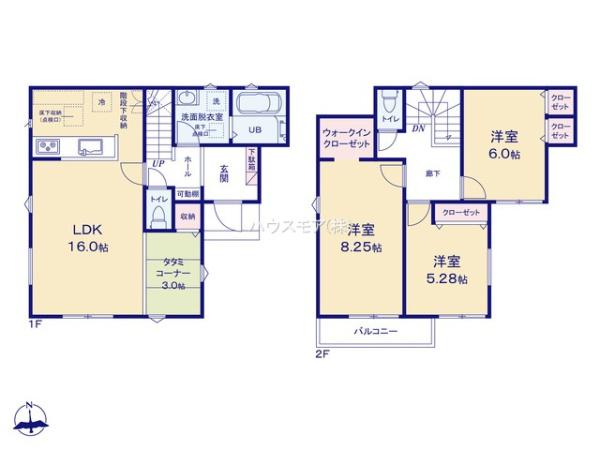 松戸市和名ケ谷　14号棟　新築戸建て