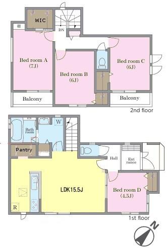 流山市鰭ケ崎の新築一戸建