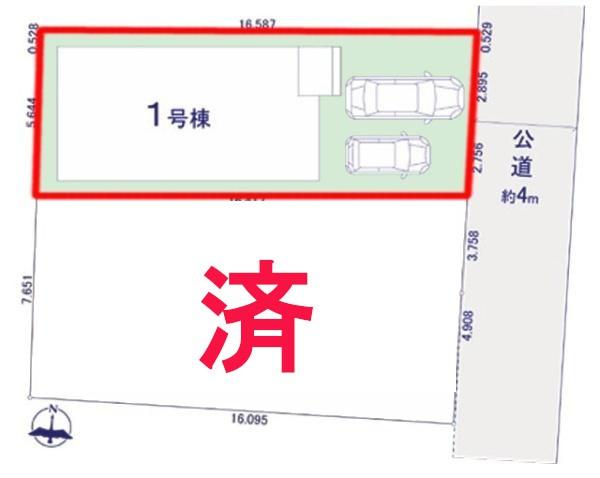 松戸市五香6丁目　1号棟　新築戸建て