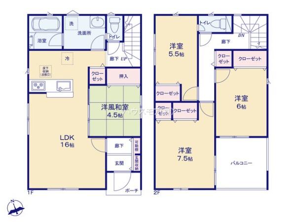 我孫子市日秀　2号棟　新築戸建て