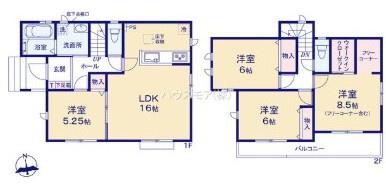 取手市西1丁目　A号棟　新築戸建て