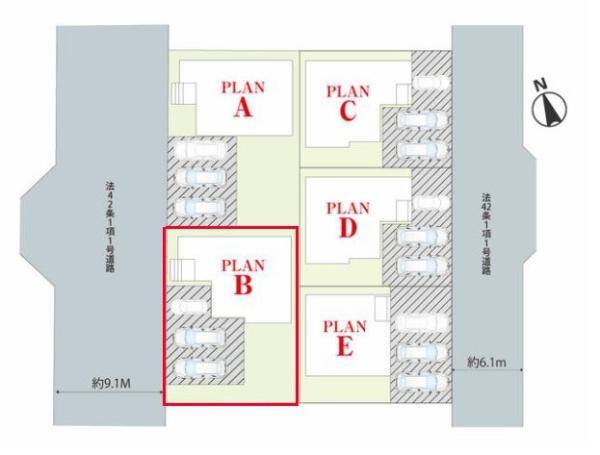 取手市西1丁目　B号棟　新築戸建て