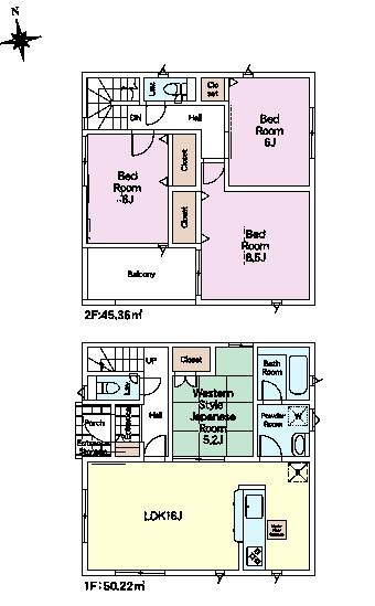 野田市七光台　2号棟　新築戸建て
