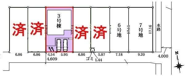 取手市青柳　3号棟　新築戸建て